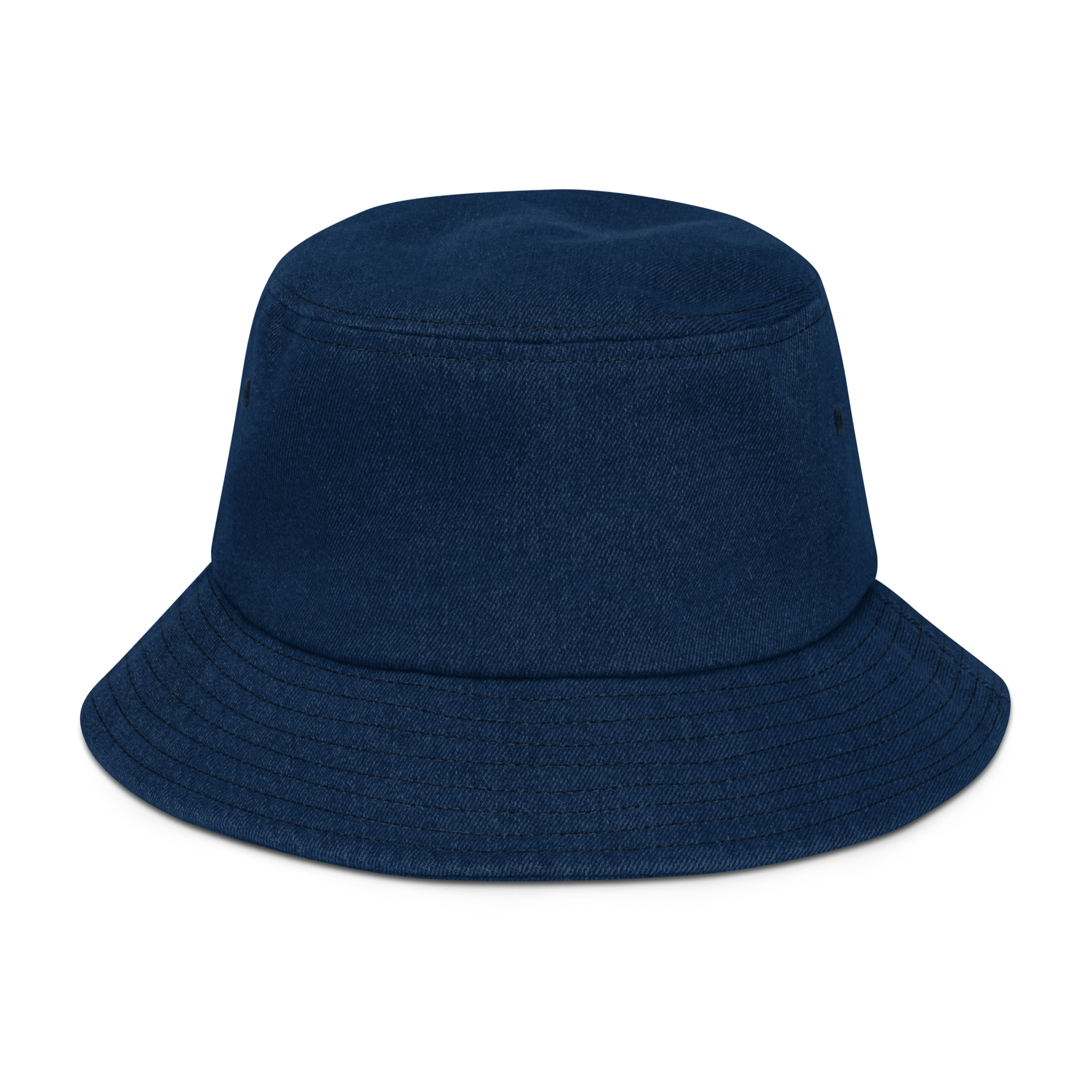 Signature Logo-Denim bucket hat
