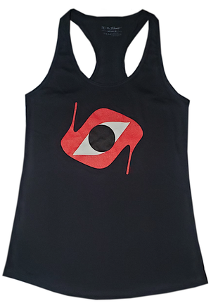 Open image in slideshow, Signature logo race back tank top
